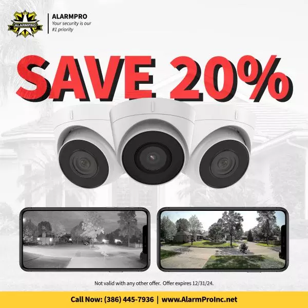 Alarmpro Palm Coast - 20% OFF 4 Camera System